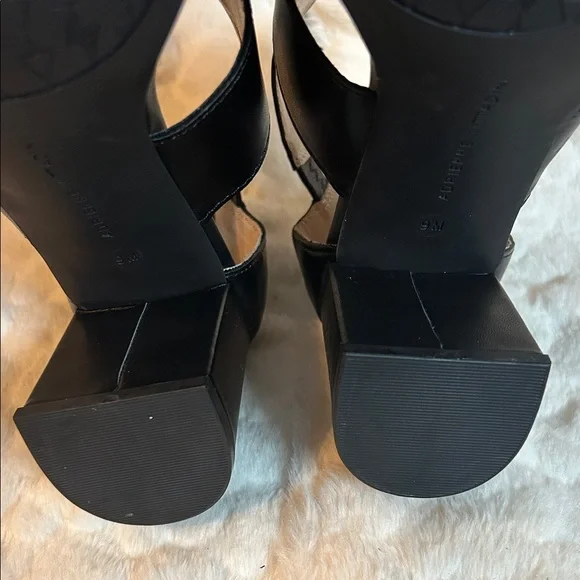 Adrienne Vittadini Black Cutout chunky block heels women’s size 9M - Picture 13 of 14
